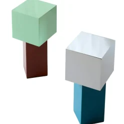 &Tradition Portabla Lampor|Portabla Lampor-Pivot ATD7 Portabel Bordslampa, Rusty Red/Mint