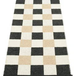 Pix Matta Svart / Vanilj / Beige, 70x300 cm