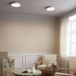 Edgeform Plafonder-Plafon 45 Vägg-/Taklampa, Vit / Mässing