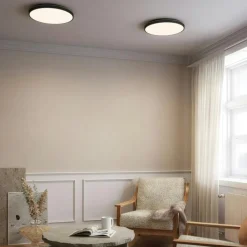 Edgeform Plafonder-Plafon 45 Vägg-/Taklampa, Vit / Mässing