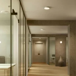 Edgeform Plafonder-Plafon 45 Vägg-/Taklampa, Vit / Mässing