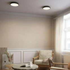 Edgeform Plafonder-Plafon 45 Vägg-/Taklampa, Vit / Mässing