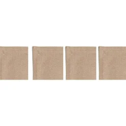 DIYTI Bordstabletter & Glasunderlägg-Plain Glasunderlägg 10x10 cm 4-pack, Grå