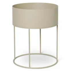 Ferm Living Blomhyllor & Blomlådor|Krukor-Plant Box Rund, Svart