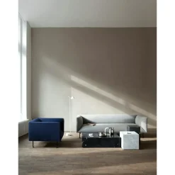 Audo Copenhagen Sidobord & Avlastningsbord-Plinth Cubic Sidobord 40x40 cm, Kunis Breccia Marmor