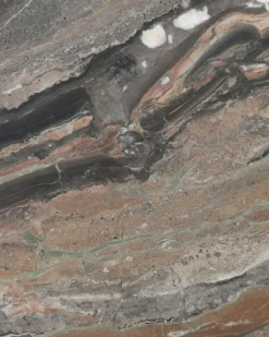 Audo Copenhagen Sidobord & Avlastningsbord-Plinth Cubic Sidobord 40x40 cm, Kunis Breccia Marmor