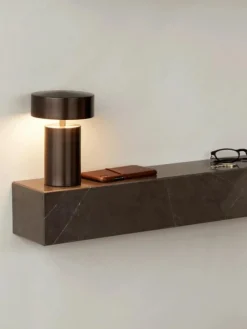 Audo Copenhagen Vägghyllor-Plinth Hylla 60 cm, Kunis Breccia Marmor