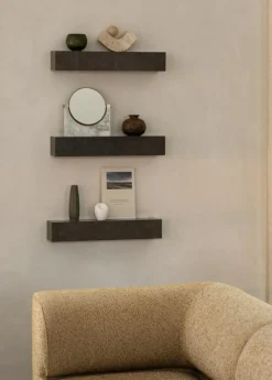 Audo Copenhagen Vägghyllor-Plinth Hylla 60 cm, Kunis Breccia Marmor