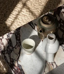 Plinth Low Soffbord 100x60 cm, Kunis Breccia Marmor