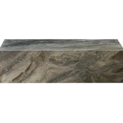 Plinth Low Soffbord 100x60 cm, Kunis Breccia Marmor