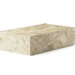 Plinth Low Soffbord 100x60 cm, Kunis Breccia Marmor