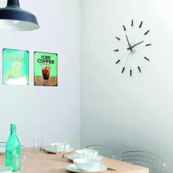 NeXtime Väggklockor-Plug Inn Väggklocka, Silver