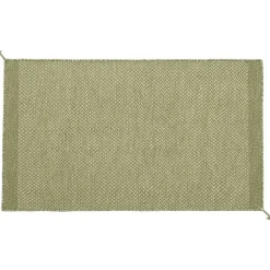 Ply Matta Återvunnen Polyester Mossgrön, 200x300 cm