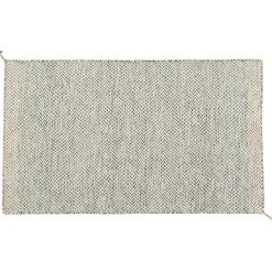 Ply Matta Återvunnen Polyester Svart / Vit, 200x300 cm