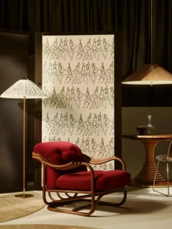 GUBI Fåtöljer-Poltrona Tria Fåtölj, Bouclé 001