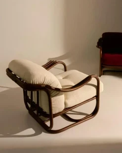 GUBI Fåtöljer-Poltrona Tria Fåtölj, Bouclé 001