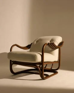 GUBI Fåtöljer-Poltrona Tria Fåtölj, Bouclé 001