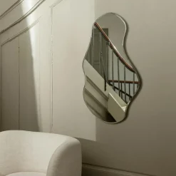 Pond Spegel 110x63 cm, Dark Chrome