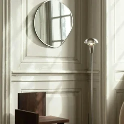 Pond Väggspegel 52x50 cm, Mässing