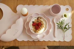 Barn Jack o Juno Barnserviser-Poppy Bordstablett 25x38 cm, Ljusrosa