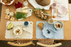 Barn Jack o Juno Barnserviser-Poppy Bordstablett 25x38 cm, Ljusrosa