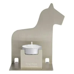 Pop-Up Ljushållare Dalahäst, Rostfritt Stål