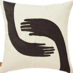 Pose Kuddfodral 50x50 cm, Coffee/Undyed