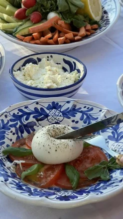 Positano Djup Tallrik 26 cm, Röd