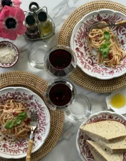 Positano Djup Tallrik 26 cm, Röd