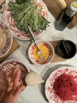 Positano Djup Tallrik 26 cm, Röd