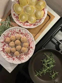 Positano Djup Tallrik 26 cm, Röd