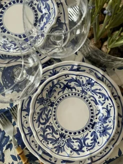 Piccola Home Assietter-Positano Salladstallrik 20 cm, Blå