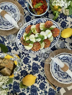 Piccola Home Assietter-Positano Salladstallrik 20 cm, Blå