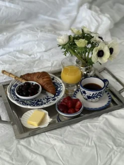 Piccola Home Assietter-Positano Salladstallrik 20 cm, Blå