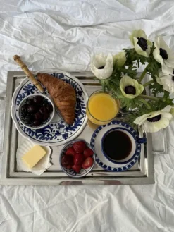 Piccola Home Assietter-Positano Salladstallrik 20 cm, Blå