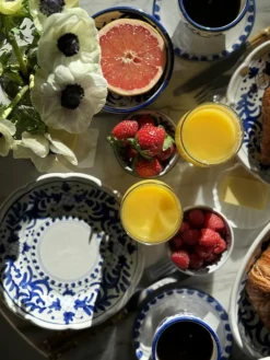 Piccola Home Assietter-Positano Salladstallrik 20 cm, Blå