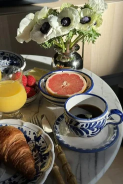 Piccola Home Assietter-Positano Salladstallrik 20 cm, Blå