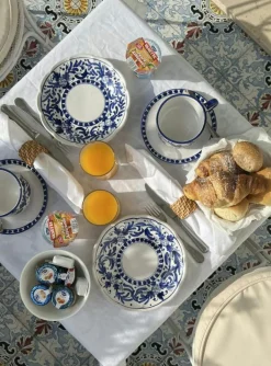 Piccola Home Assietter-Positano Salladstallrik 20 cm, Blå