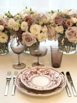 Piccola Home Mattallrikar-Positano Tallrik 26 cm, Röd