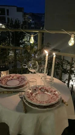 Piccola Home Mattallrikar-Positano Tallrik 26 cm, Röd