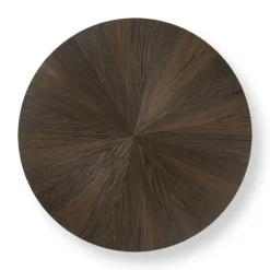 Ferm Living Sidobord & Avlastningsbord-Post Soffbord Smoked Oak Star Ø65 x 41.4 cm / Small