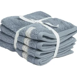 Gant Home Handdukar & Badlakan-Premium Handdukar 30x30 cm 4-pack, Concrete Grey