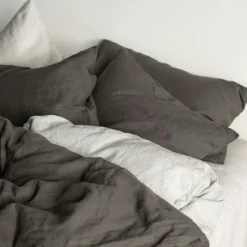 Påslakan 240x220 cm Linne, Taupe