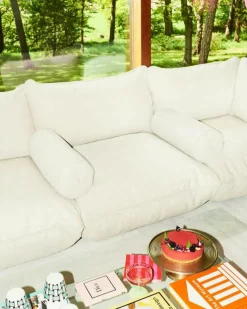 Puff Weave Rolster Kudde, Honey