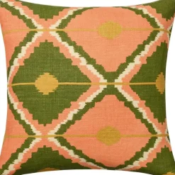 Pune Kuddfodral 50x50 cm, Cactus Green / Himmelsblå / Aqua