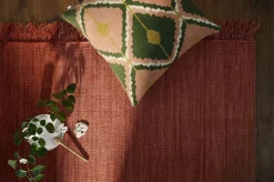 Pune Kuddfodral 50x50 cm, Cactus Green / Himmelsblå / Aqua