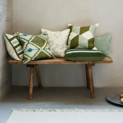 Pune Kuddfodral 50x50 cm, Cactus Green / Himmelsblå / Aqua