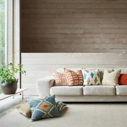 Pune Kuddfodral 50x50 cm, Cactus Green / Himmelsblå / Aqua