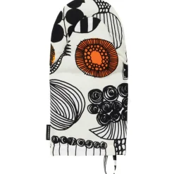 Marimekko Grytlappar & Grytvantar-Puutarhurin Parhaat Grytvante, Svart / Orange