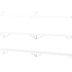 Maze Modulära Hyllsystem-Pythagoras Hyllpaket 6 Hyllplan, Ek / Vit